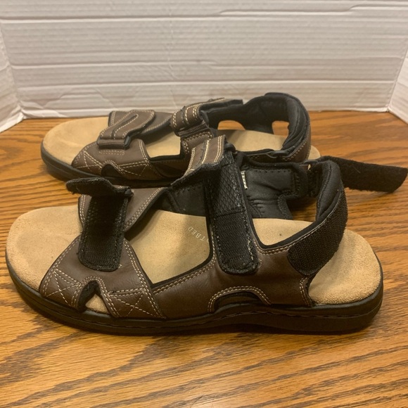 Dockers Brown Outdoor Sandals with Adjustable Straps Mens Size 10 - Picture 4 of 11